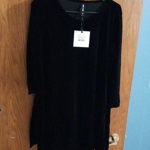 Velvet 3/4 sleeve tunic